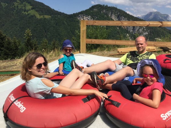 Penta'Bouée Tubing en famille